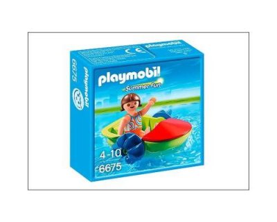 PLAYMOBIL 6675 - Summer Fun - Enfant avec bateau &agrave; p&eacute;dales