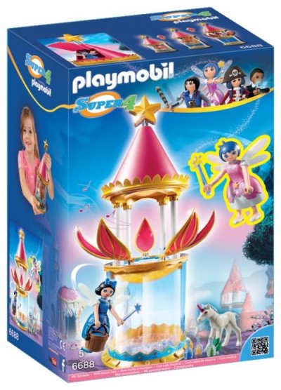 PLAYMOBIL 6688 Super4 Tourelle Musicale Avec Etincelle 