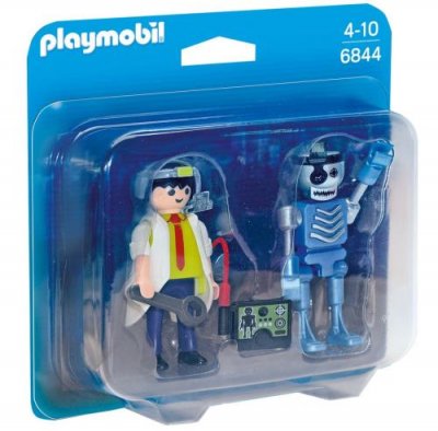 PLAYMOBIL 6844 Inventeur et Robot