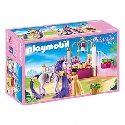 Playmobil 6855 - Ecurie Avec Cheval Et Princesse
