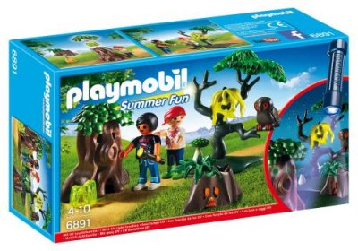 Playmobil 6891 - Enfants Avec V&eacute;g&eacute;tation Et Lampe