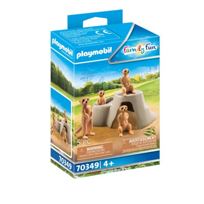 Playmobil 70349 - suricates et rocher