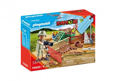Playmobil 70605 - dinos pal&eacute;ontologue coffret cadeau