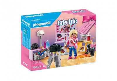 Playmobil 70607 - city life set cadeau social media influencer