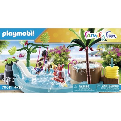 PLAYMOBIL - 70611 - Pataugeoire avec bain &agrave; bulles