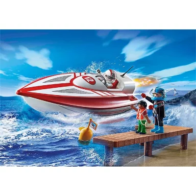 PLAYMOBIL - 70744 - Sports et Action Bateau et moteur submersible