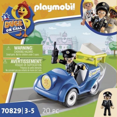 PLAYMOBIL - 70829 - DUCK ON CALL - Voiturette de police