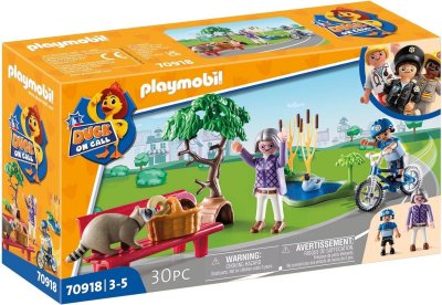 Playmobil 70918 Duck on call Polici&egrave;re animaux 