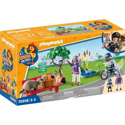 Playmobil 70918 Duck on call Polici&egrave;re animaux 