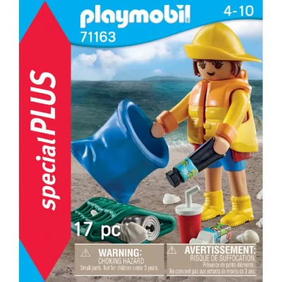 Playmobil 71163 - special plus b&eacute;n&eacute;vole ramassage de d&eacute;chets