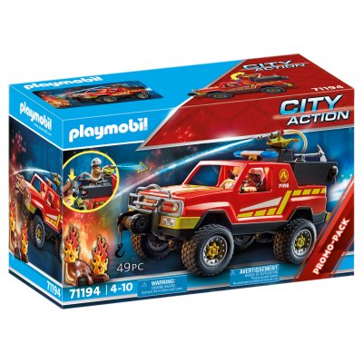 Playmobil 71194 Pick-up et pompier 