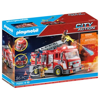 Playmobil 71233 - Camion De Pompiers Avec Grande &Eacute;chelle