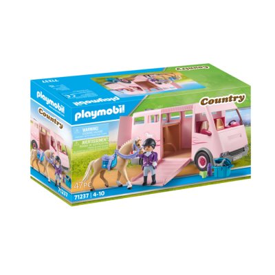 PLAYMOBIL - 71237 - Country - Van avec cheval