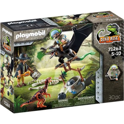 PLAYMOBIL - 71263 - Dino Rise - Dimorphodon et rangers