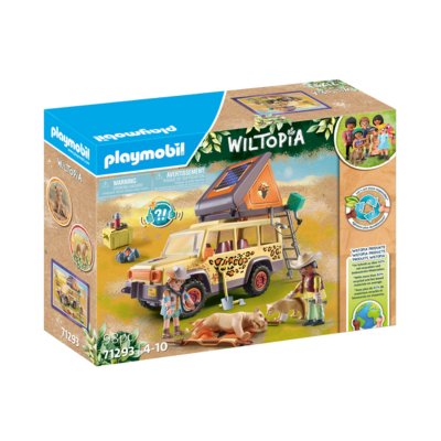 PLAYMOBIL 71293 - Wiltopia - Explorateurs avec v&eacute;hicule tout terrain