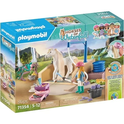 Playmobil 71354 - Isabella & Lioness Aire De Lavage