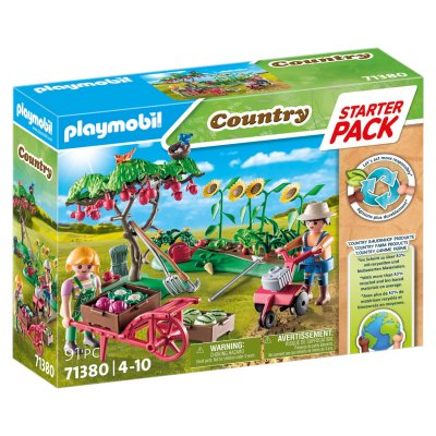 PLAYMOBIL 71380 Starter Pack Jardin potager - Country - D&egrave;s 4 ans