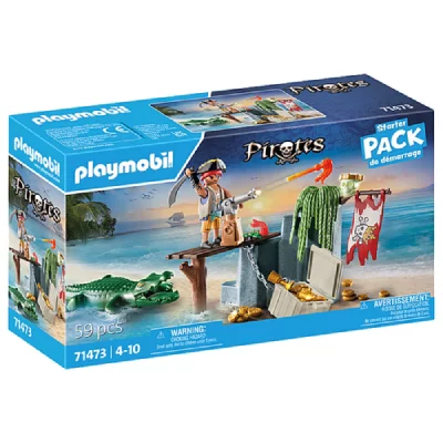 Playmobil 71473 Pirate avec alligator Starter Pack de d&eacute;marrage