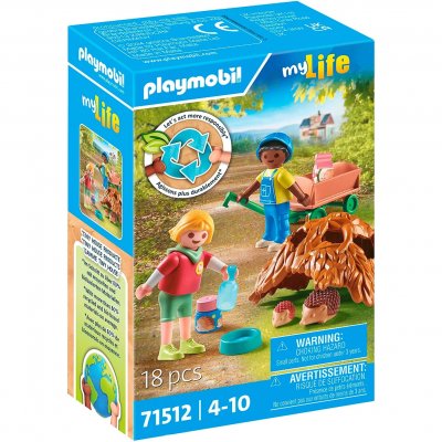 Playmobil 71512 - Enfants Avec Famille De H&eacute;rissons