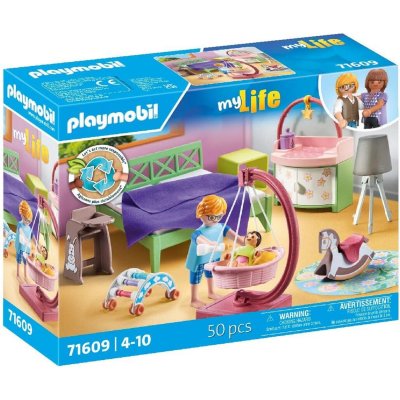 Playmobil 71609 - Chambre De Parents Avec Berceau Suspendu