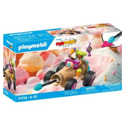 Playmobil 71718 Kart cornet de glace, Funstars, 30 pieces, Des 4 ans