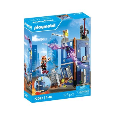 Playmobil 72022 Duel Tour Des H&eacute;ros Kronar Vs Blazetail 125 Pi&egrave;ces