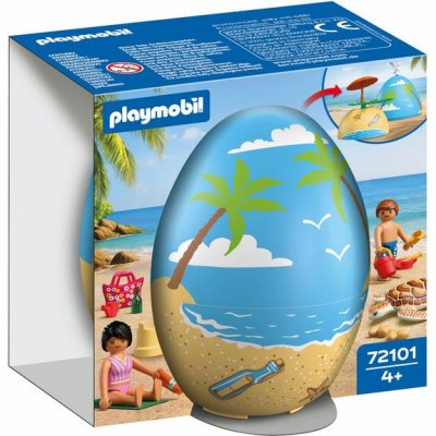 Playmobil 72101 &OElig;uf 2en1 : Vacances &agrave; la Plage
