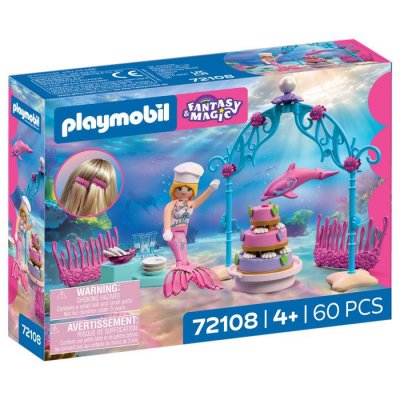 Playmobil 72108 Buffet de mariage des sir&egrave;nes Les Sir&egrave;nes Fantasy & Magic 60 pi&egrave;ces D&egrave;s 4 ans