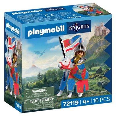 PLAYMOBIL 72119 Chef des Chevaliers du Lion - Chevalier sur cheval