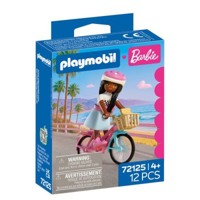 PLAYMOBIL 72125 Barbie Brooklyn et son v&eacute;lo 12 pi&egrave;ces D&egrave;s 4 ans