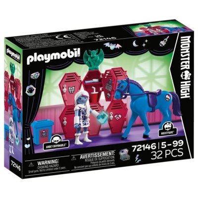 PLAYMOBIL 72146 Monster High Abbey casiers et cheval d&egrave;s 4 ans