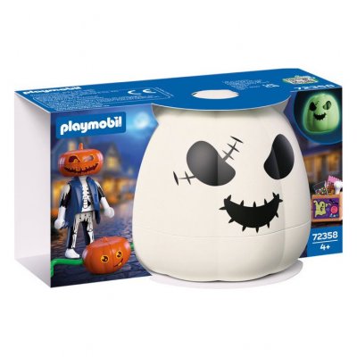 PLAYMOBIL 72358 Citrouille : t&ecirc;te de citrouille Halloween 13 pi&egrave;ces D&egrave;s 4 ans