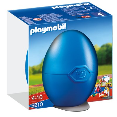 Playmobil 9210 Sports & Action Oeuf : Joueurs de Basket-ball avec panier