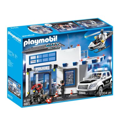 Playmobil 9372 - Poste De Police Et V&eacute;hicules