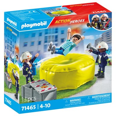 Playmobil Action Heroes 71465 Pompiers avec coussin de sauvetage