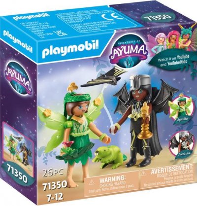 Playmobil Adventures of Ayuma 71350 Forest et Bat Fairies