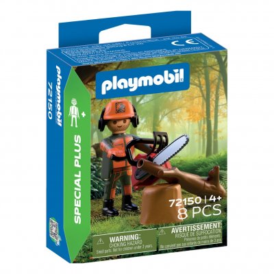 Playmobil Bucheron avec tron&ccedil;onneuse Sp&eacute;cial + 72150 PLAYMOBIL