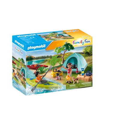 Playmobil Camping With Bonfire Construction Game Multicolore