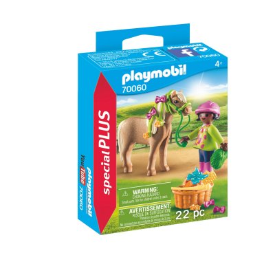 Playmobil - Cavali&egrave;re avec poney - 70060