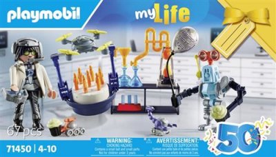 Playmobil&reg; - Chercheur Avec Robot - 71450 - Playmobil My Life