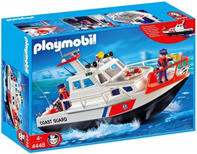 Playmobil City Action 4448 - Gardes-C&ocirc;te Et Bateau