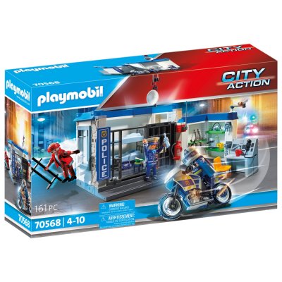 Playmobil City Action 70568 Police Poste de police et cambrioleur 
