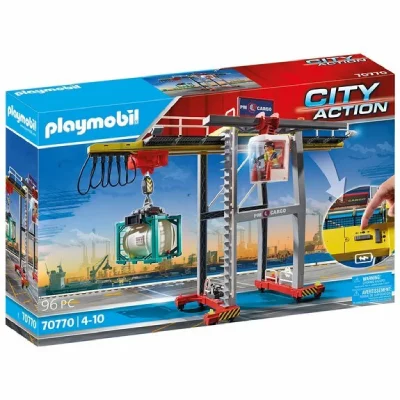 Playmobil City Action 70770 Portique de chargement pour conteneur 