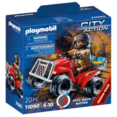 Playmobil City Action 71090 Pompier et quad 