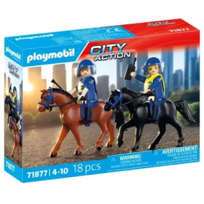 Playmobil City Action 71877 - Police &agrave; Cheval