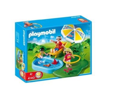 Playmobil City Life 4140 - Compactset Famille Et Piscine