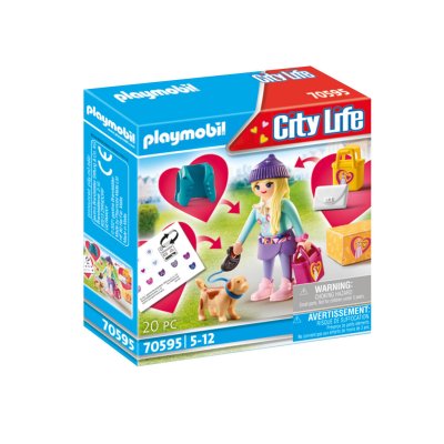 Playmobil City Life 70595 Mannequin avec chien