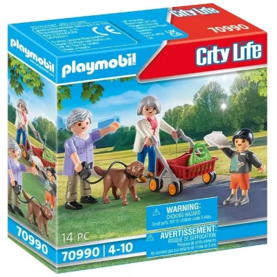 Playmobil City Life 70990 Grands-parents avec petit-fils 