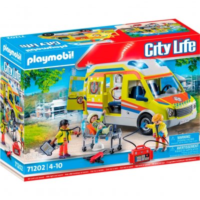 Playmobil City Life 71202 Ambulance avec effets lumineux et sonore