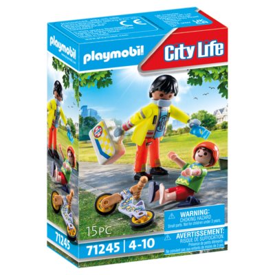 Playmobil City Life 71245 Secouriste avec bless&eacute;